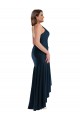 Best Pleated Wrap Ruffled High Low Formal Silky Satin Bridesmaid Dress / Prom Dress Sydney