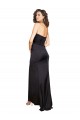 Best Full Length One Shoulder Ruffled Long Formal Silky Satin Bridesmaid Dress / Prom Dress with High Slit Sydney