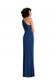 Best Grecian Inspired One Shoulder Twist Draped Maxi Spandex Bridesmaid Dress / Prom Dress Sydney