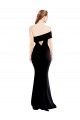Best Asymmetrical Draped Off the Shoulder Banded Formal Crepe Bridesmaid Dress / Prom Dress Sydney