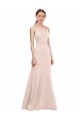 Best Deep V-Neck and Back Long Formal Crepe Bridesmaid Dress / Prom Dress Sydney