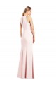 Best V-Neck Keyhole Back Crepe Trumpet Bridesmaid Dress / Prom Dress Sydney