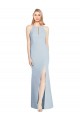 Best Full Length Sleeveless Halter Bridesmaid Dress / Prom Dress with Keyhole Back Sydney