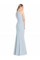 Best Full Length Sleeveless Halter Bridesmaid Dress / Prom Dress with Keyhole Back Sydney