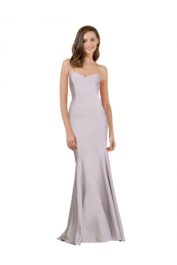 Best Crepe Mermaid Bridesmaid Dress / Prom Dress with Low Back Sydney