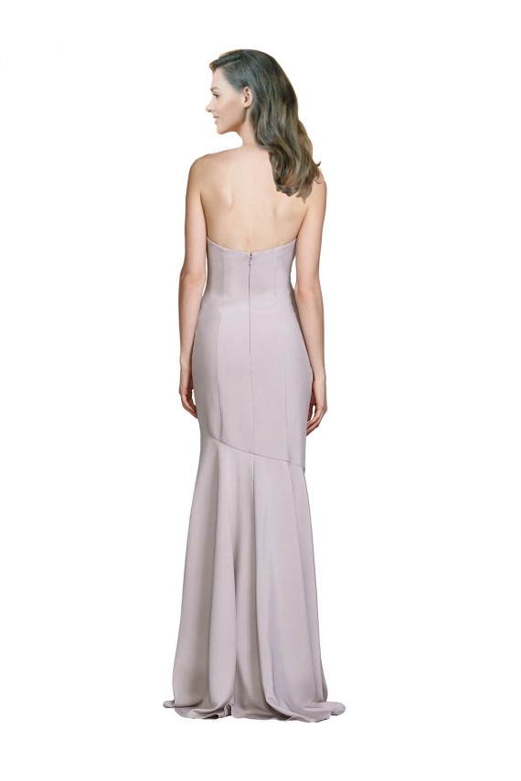 Best Crepe Mermaid Bridesmaid Dress / Prom Dress with Low Back Sydney