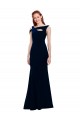 Best Sleeveless Formal Crepe Mermaid Bridesmaid Dress / Prom Dress with Side Slit Sydney