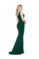 Best V-Neck Floor Length Long Formal Crepe Mermaid Bridesmaid Dress / Prom Dress Sydney