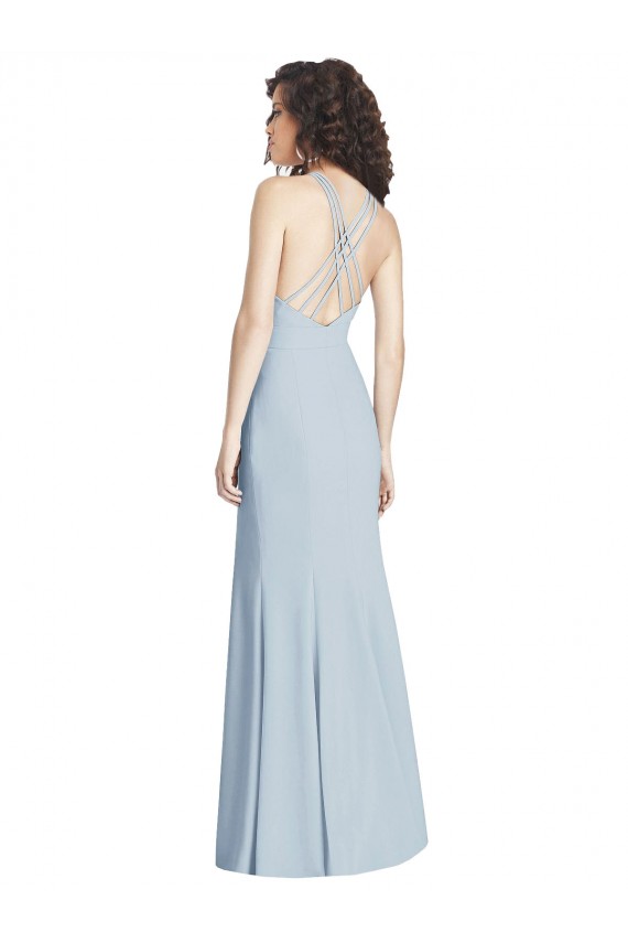 Best Criss Cross Open Back Trumpet Bridesmaid Dress / Prom Dress Sydney
