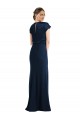 Best Soft Bow Blouson Bodice Trumpet Formal Crepe Bridesmaid Dress / Prom Dress Sydney