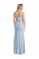 Best Strapless Overlay Bodice Crepe Maxi Bridesmaid Dress / Prom Dress with Front Slit Sydney