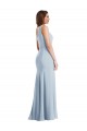 Best Bold One Shoulder Trumpet Maxi Formal Crepe Bridesmaid Dress / Prom Dress Sydney
