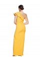 Best One Shoulder Floor Length Formal Crepe Bridesmaid Dress / Prom Dress with Thigh High Split Sydney