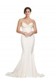 Best Strapless Cowl Neck Sweep Train Formal Stretch Satin Bridesmaid Dress / Prom Dress Sydney