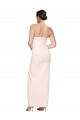 Best Cowl Neck Strapless Formal Stretch Satin Bridesmaid Dress / Prom Dress with High Split Sydney