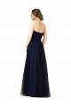 Best Draped Bodice Sweeheart Long Tulle Bridesmaid Dress Sydney