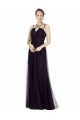 Best High Neck Long A-Line Tulle Bridesmaid Dress Sydney
