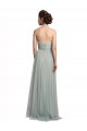 Best Halter Ruched Sweetheart Neckline Tulle Bridesmaid Dress Sydney
