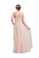 Best Long Floor Length Sweetheart Pleated Tulle Bridesmaid Dress Sydney