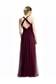 Best Long Tulle Bridesmaid Dress with Criss-Cross Bodice and Self Straps Sydney