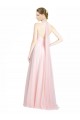 Best Ruched Sweetheart Neckline A-Line Tulle Bridesmaid Dress with Tie Open Back Sydney