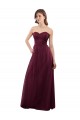 Best Strapless Tulle A-line bridesmaid dress with pleated top Sydney