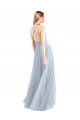 Best Halter Neckline Slim A-Line Tulle Bridesmaid Dress Sydney