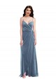Best Velvet Wrap Maxi Bridesmaid Dress / Prom Dress with Pockets Sydney