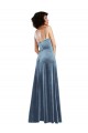 Best Sleek Cowl Neck Velvet Maxi Bridesmaid Dress / Prom Dress with Pockets Sydney