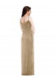 Best Asymmetrical One Shoulder Formal Velvet Maxi Slip Bridesmaid Dress / Prom Dress Sydney