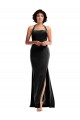Best Empire Waist Formal Stretch Velvet Bridesmaid Dress / Prom Dress with Halter Strap Sydney